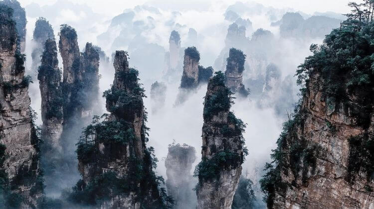 Floating Mountains, Zhangjiajie