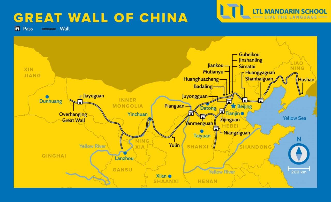 Map of the Great Wall