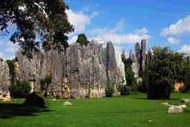 Shilin (“Stone Forest”) karst rock formation, near Kunming, Yunnan province, China