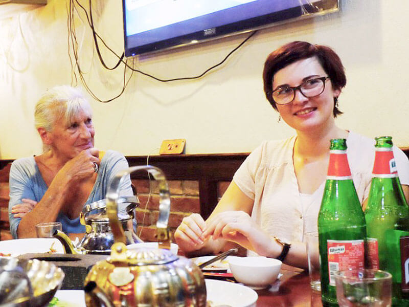 Wednesday night dinner in Shanghai